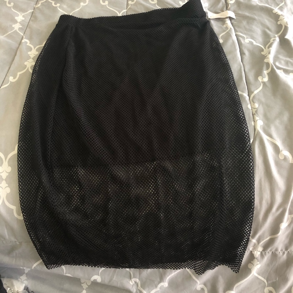 Sexy black pencil skirt